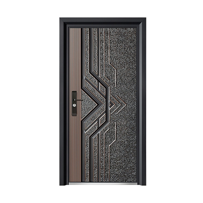 Genuine China Built Custom Color Personalized Stylish Steel Security Door