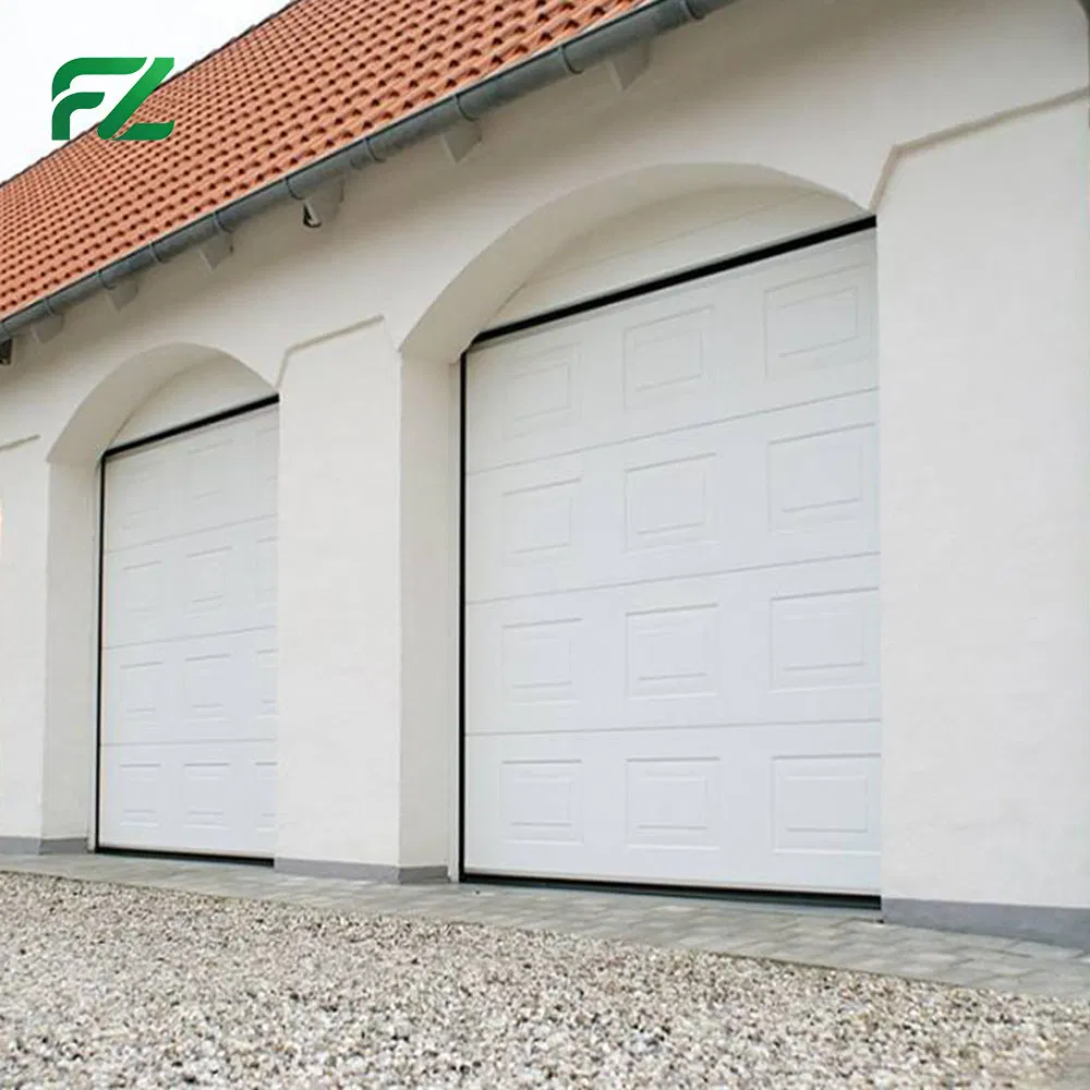 Durable Residential Garage Doors Featuring a Modern Remote-Controlled Sliding Door Design