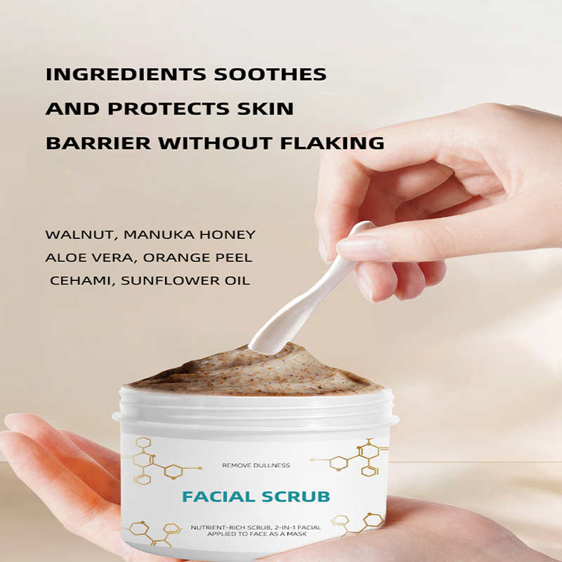 Manuka Honey Turmeric Face Scrub Exfoliating Facial Moisturizes Face Wash Acne Blackheads Body Facial Scrub