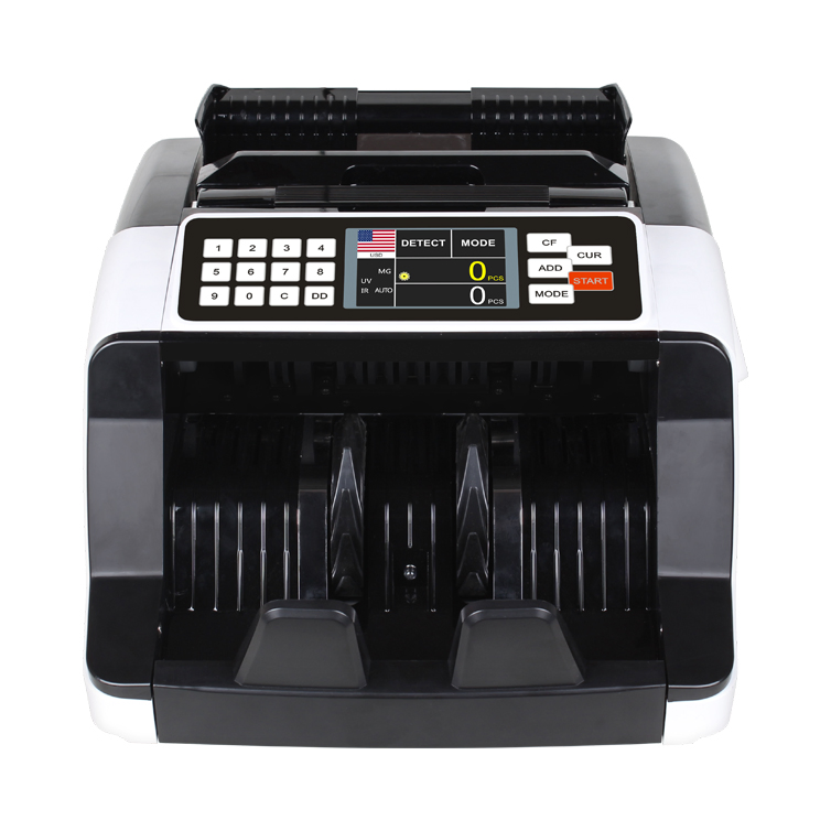 Money Counter Cash Bill Counter Automatic Detection with UV/Mg/IR/Mt Function Bill Counting Machine