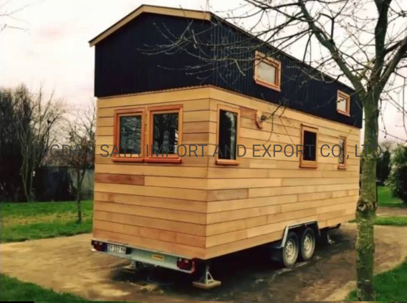 European Standard Modular Mobile Tiny House on Wheels Caravan