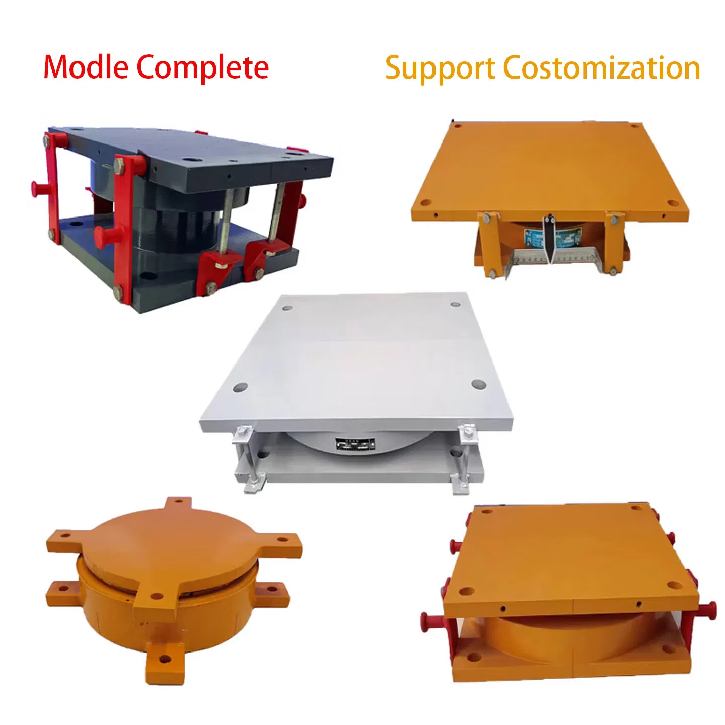Bridge Steel Basin Movable Rubber Bearing Support Bridge Gpz Two-Way Sliding Bearing