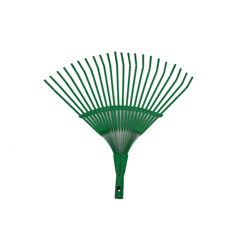 Hautine R004 Type Lawn Rake with 22 Teeth, Green Painted