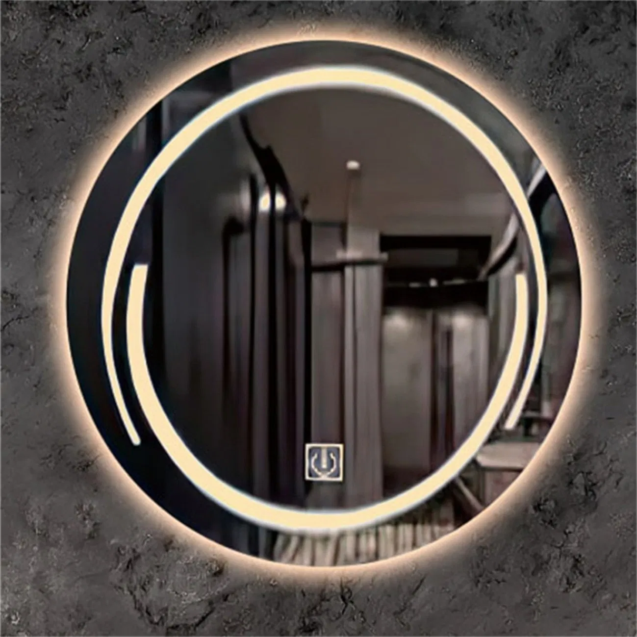 OEM Rectangle Sensor Touch LED Bathroom Mirror for Home Decor