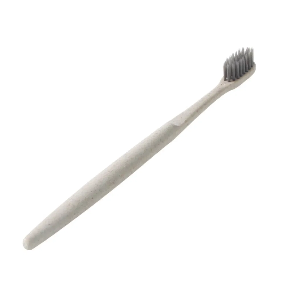 Disposable Wheat Straw Toothbrush with Hotel Amenities for Guest Room
