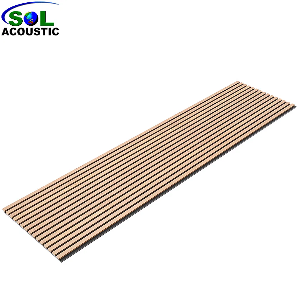 Sol Acoustic Wall Covering Wood Veneer Felt CE Approved Board Panels