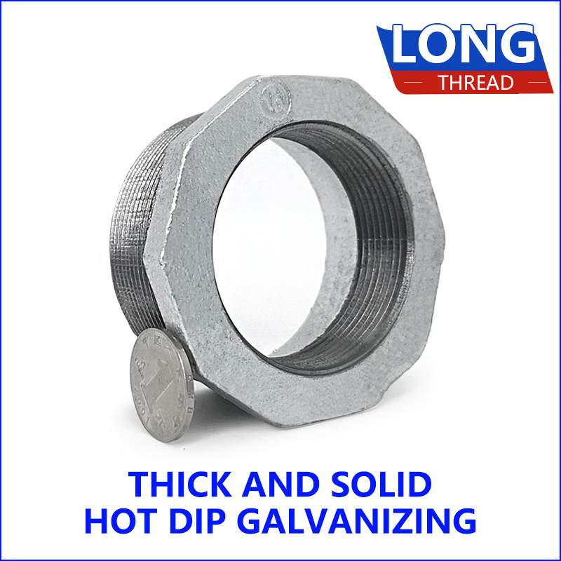 Hot Sell Malleable Iron Pipe Fittings 3'' Bushing