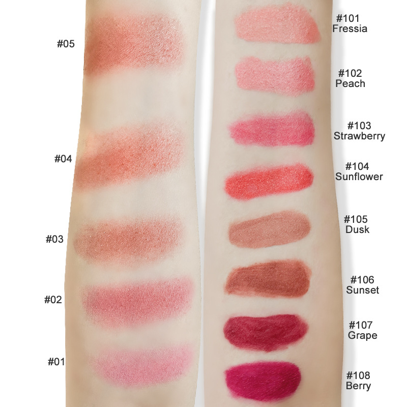 Wholesale High Quality Custom Logo Cream Blush Face Cream Makeup Blush Powder