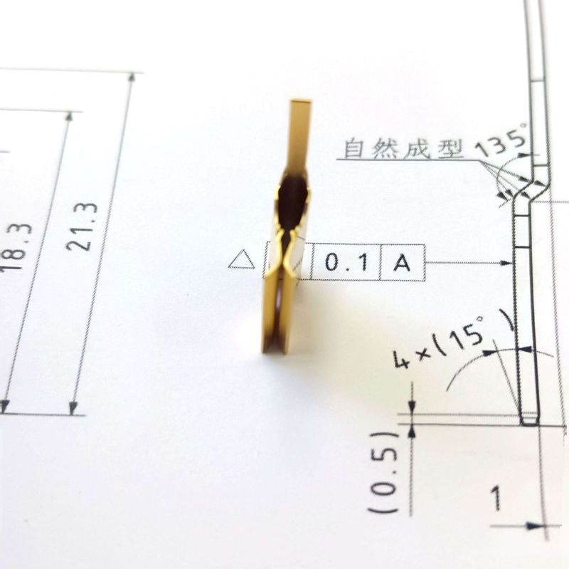 Позолоченный клеммный соединитель