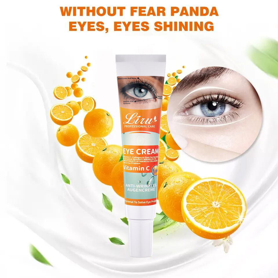 Vitamin C Eye Cream for Dark Circles and Anti-Aging Skin Care