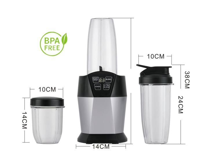 1000W Power Jar 2 Speed 220V Nutri Blender 400ml Jar Smoothie Blender Cup