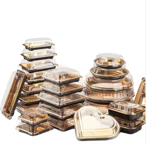 Various Types Sushi Tray with Lid Sashimi Platter Salad Fruit Plastic Food Packaging Box Customized Wholesale
