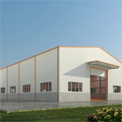 Fast Installation of Low Cost Prefabricated Steel Frame Warehouse