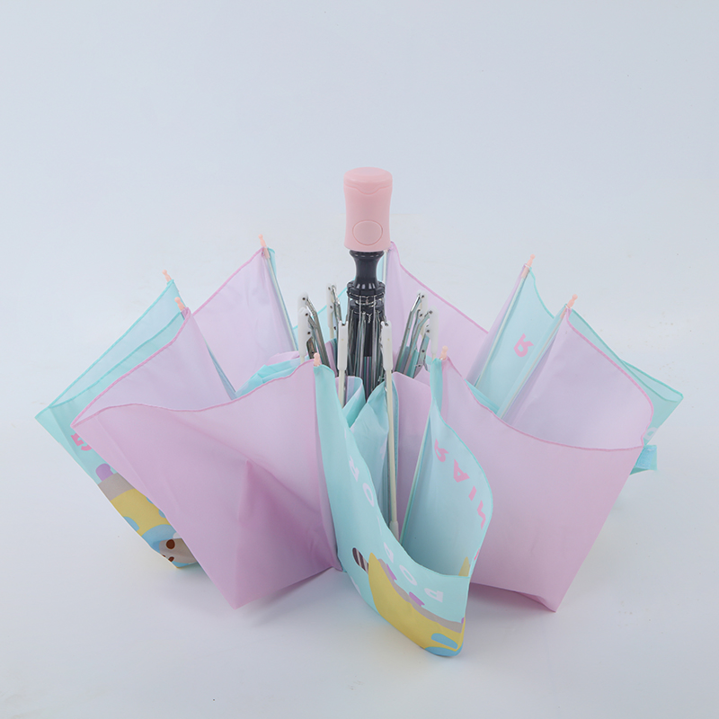 Двухцветный складной зонт Fiber Rob