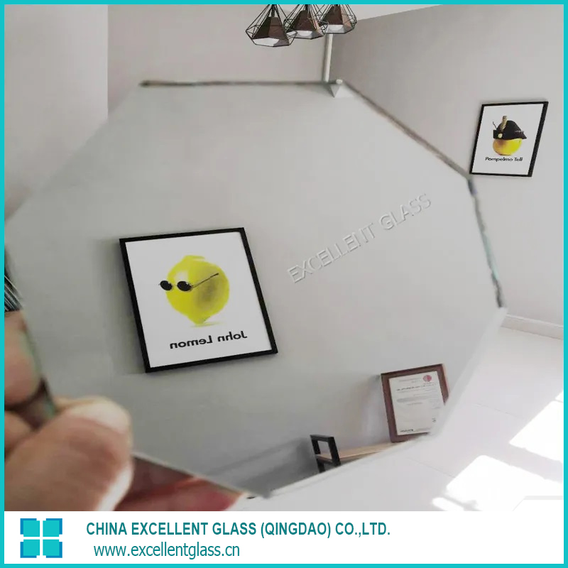 Environmentally Friendly and Safey Tempered Mirrors/Chemical Tempering /Framed Mirror/Good Flatness/Certified by En1036-2: 2008 for Full-Length Mirrors
