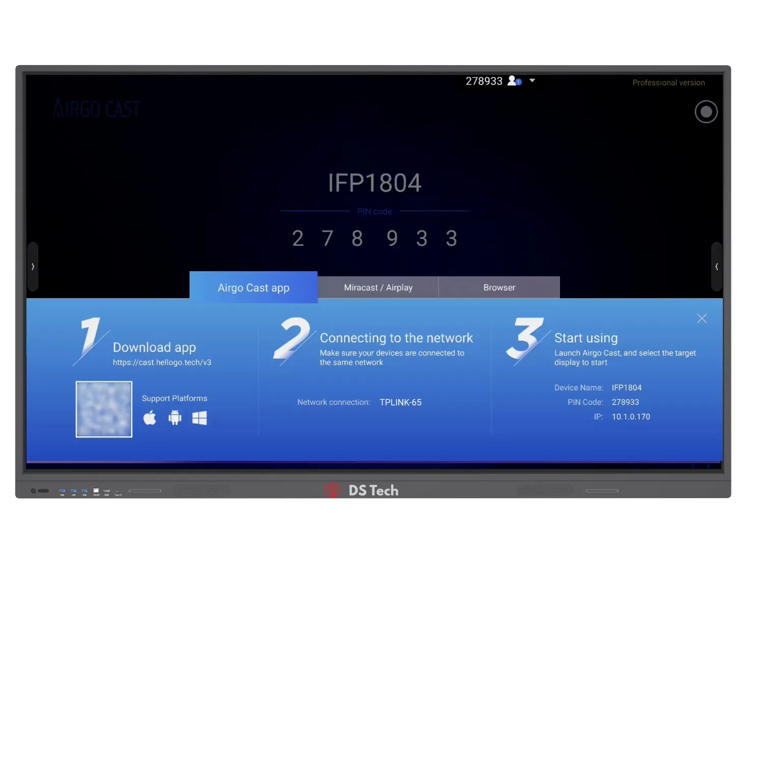 2025 Customizable Smart Classroom digital whiteboard 4K AI  Interactive Flat Panel 75 86INCH with google