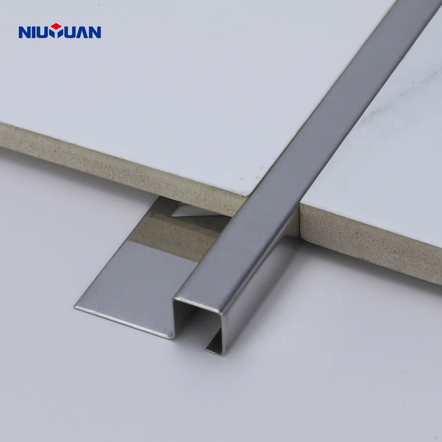 Niuyuan Customized Bathroom Stainless Steel Border Tile Edge Trim Strips Ss for Decoration