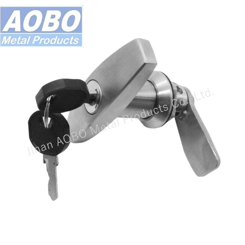 Heavy Duty Industrial Stainless Steel Control Box Cam Electrical Quarter Turn Panel Latch Cabinet T Handle Key Lock for Train Caravan and Railway