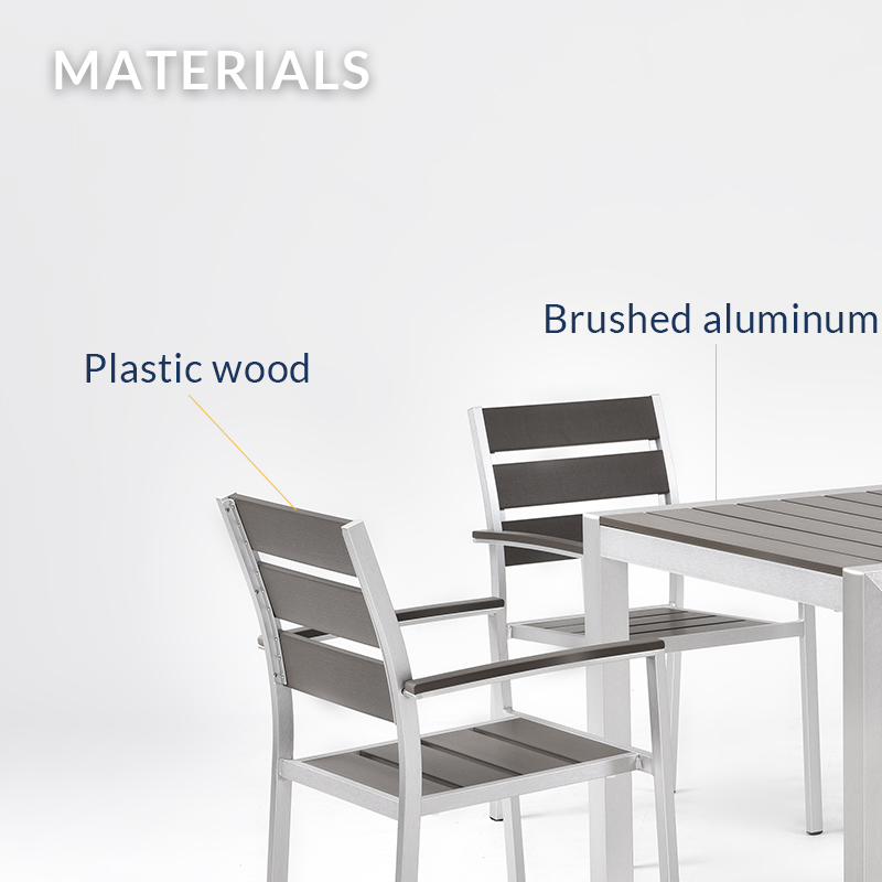 Садовая мебель обеденная на 4 персоны стол стулья патио