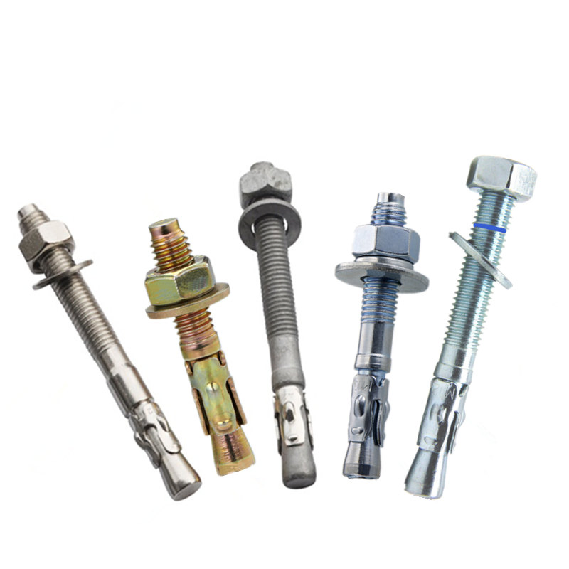 Wholesale Hot Galvanized Wedge Anchor Bolt Prestressed Concrete Carbon Steel Spare Parts Fasteners Trubolt for Fitting as Building Material
