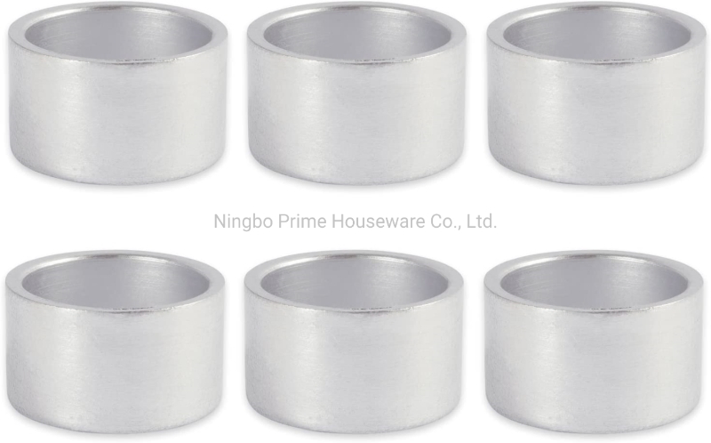 Napkin Rings for Weddings, Dinners, Parties, Shimmer Sliver