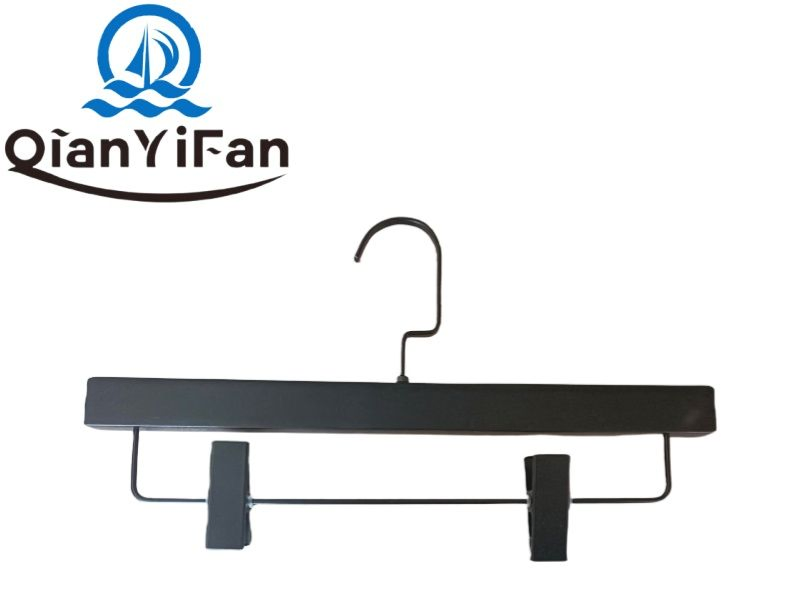 Wholesale Premium Wooden Trouser Hangers for Hotels, Spas, Resorts, and Custom OEM Orders Available