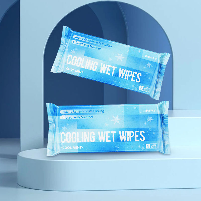 Refreshing Ice Microfiber Cooling Wipes for Sports & Travel