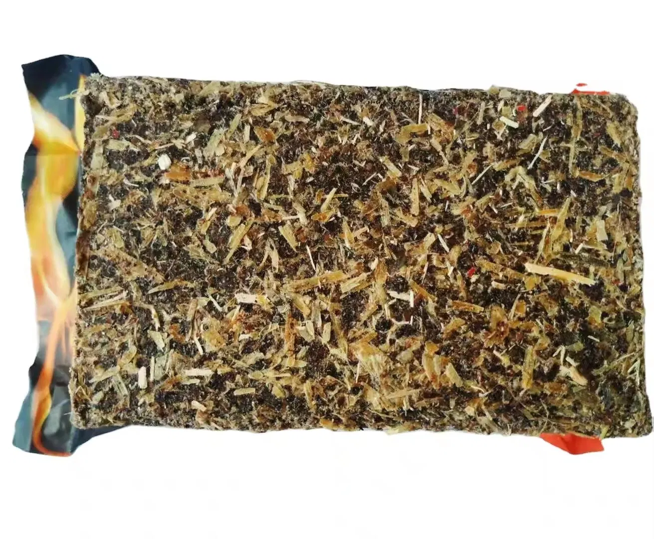 Wood Sawdust Wax-Infused Fire Starter Log En1860 Certified for Fireplace and Barbecue