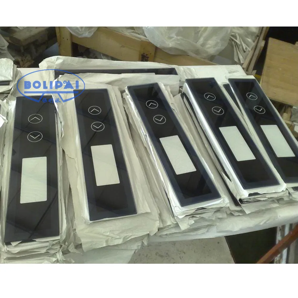 Good Quality Custom Silkscreen Ultra Clear Tempered LED Cover Glass Panel Switch Glass Panel