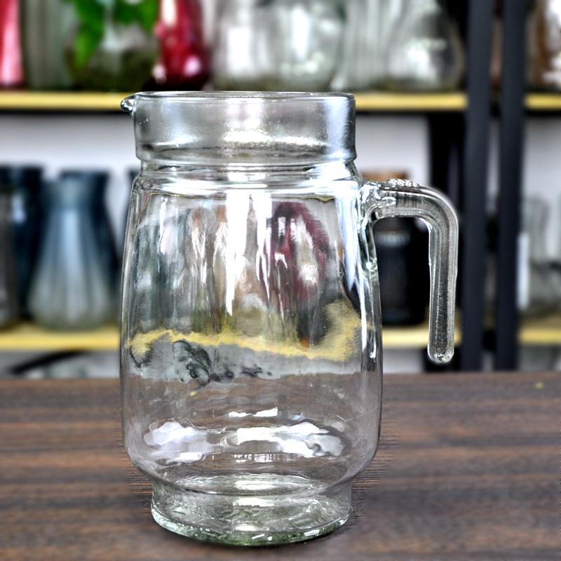 Round 1.3 L Clear Glass Beer Mugs for Hotel