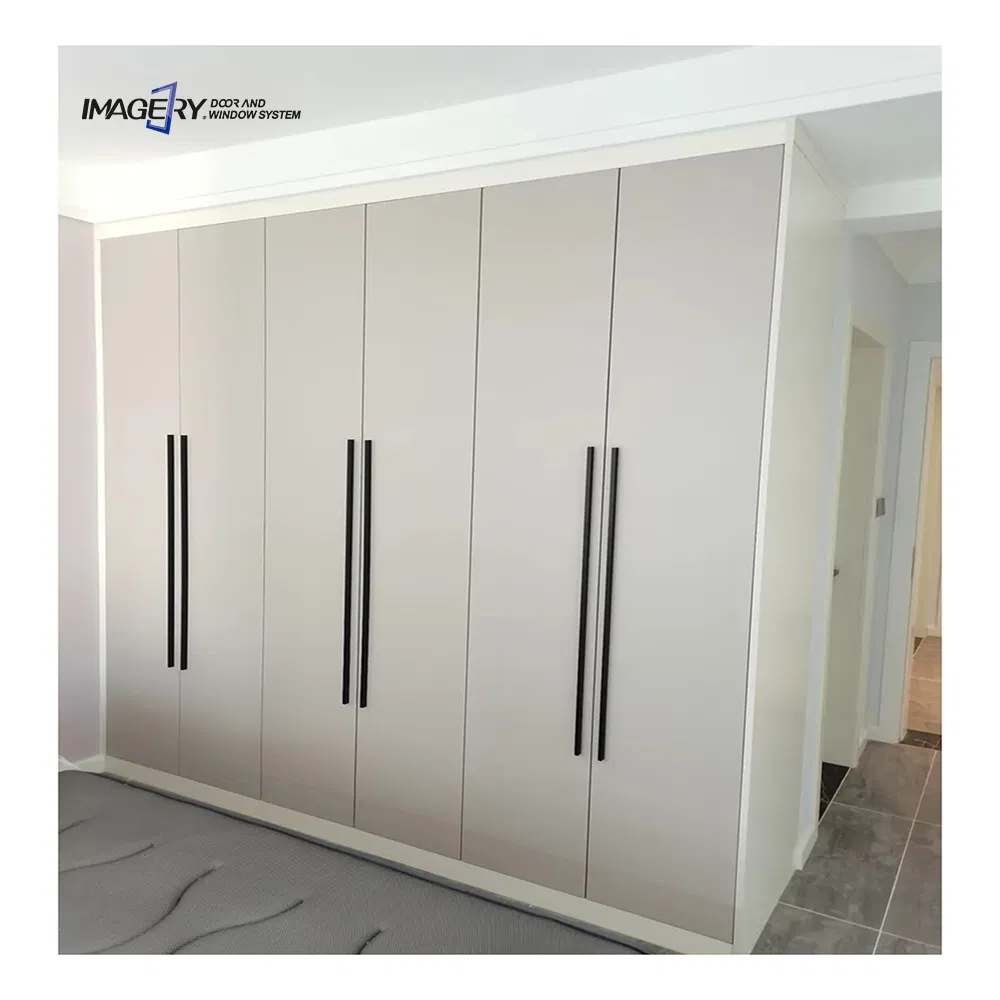 Durable Aluminum Storage Clothes Cabinet for Home and Office Organization