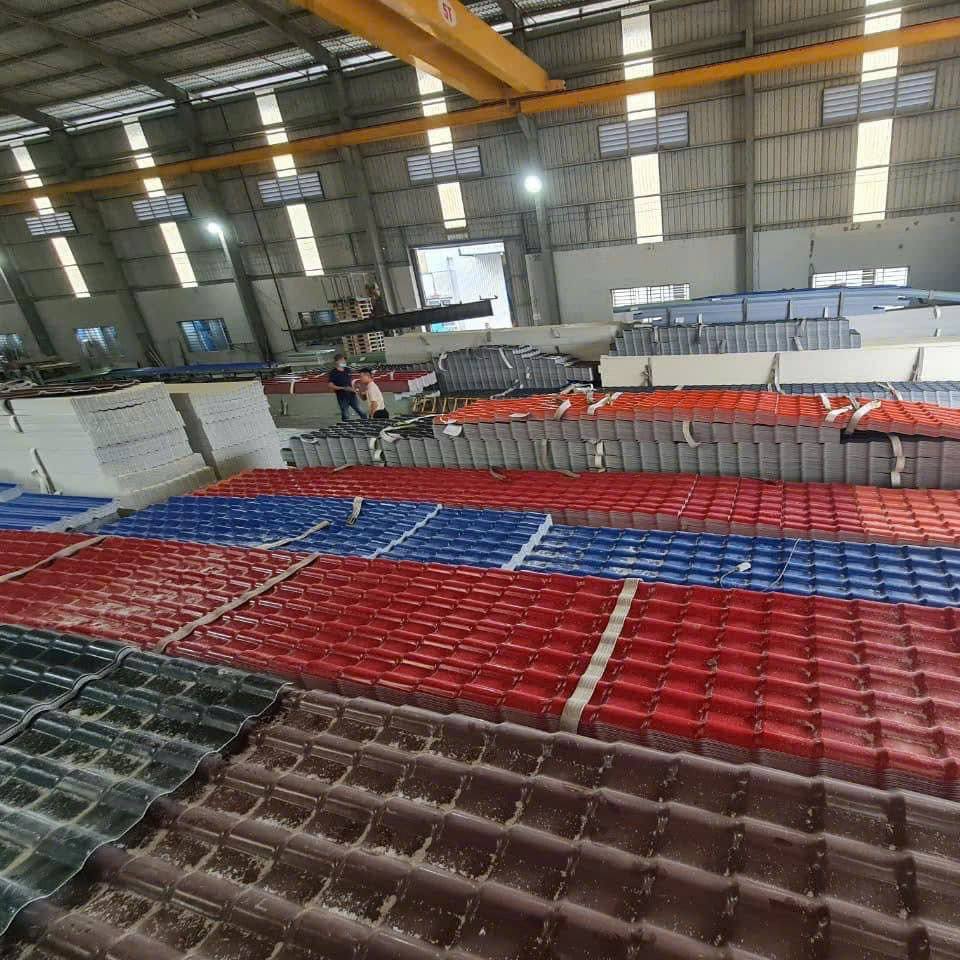 Long Lasting Stone Coated Steel Roofing Tile Wind Resistant Building Material