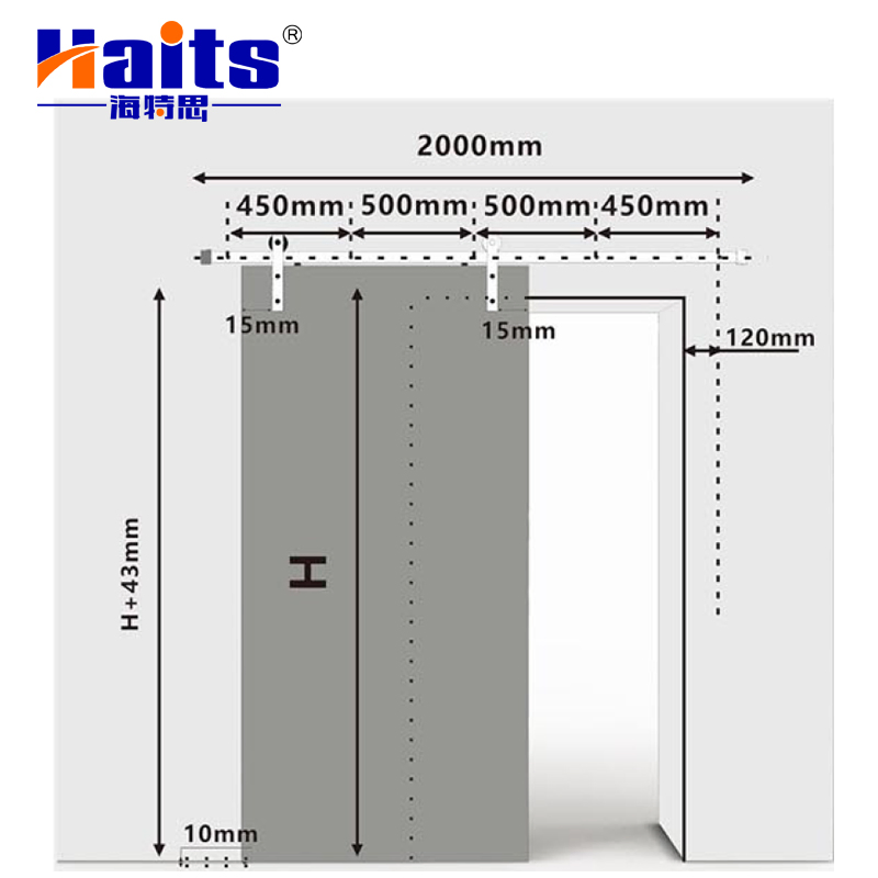 Furniture Fittings Sliding Barn Door Accessories Sliding Door System Manufacturers