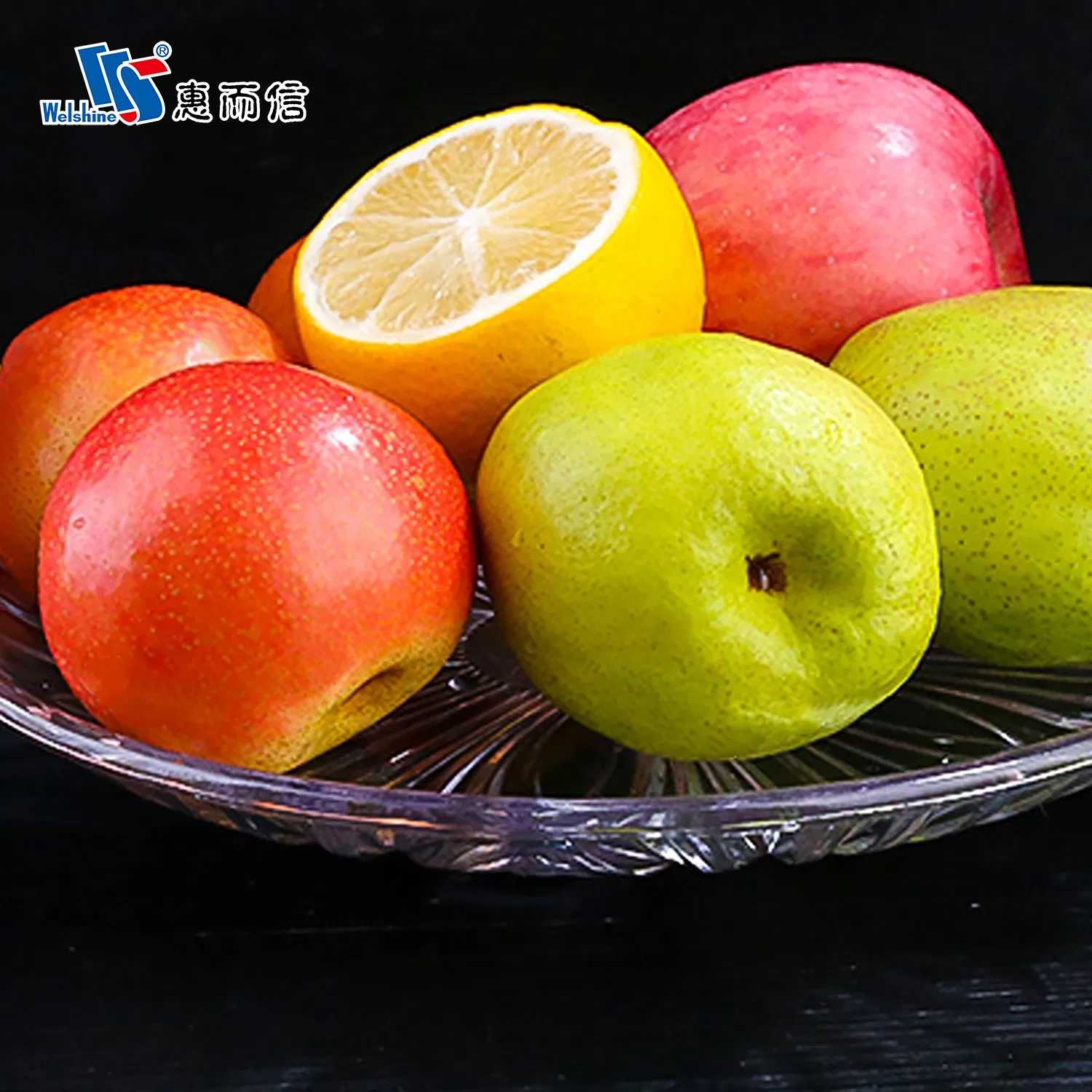 Home Kitchen Plastic Stackable Storage Fruit Plate Salad Candy Cookie Snacks Plates