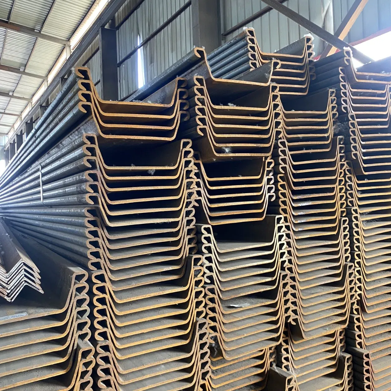 Sy29512m Steel Sheet Pile 400X170X13.1 Steel Sheet Pile 600mm Sy390 400mm Used Steel Sheet Pile