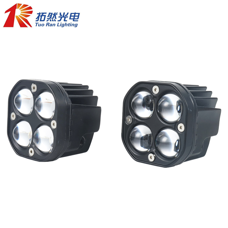 LED Motorcycle Spotlights Waterproof Retrofit Headlight