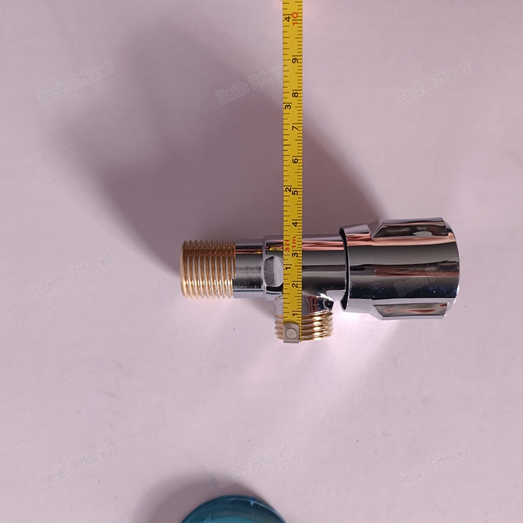 Toilet Angle Valve Single Outlet Copper Bathroom Fittings 1/2 Water Stop Valve Sanitary Ware Bathroom Angle Valves