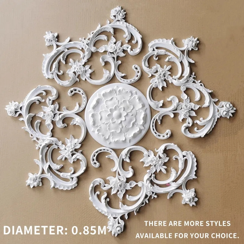 Home Decor Hot Selling PU Veneer Accessories Customizable Polyurethane Molding