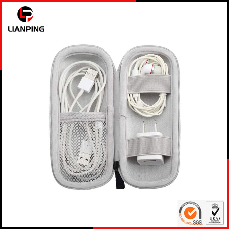 Чехол для наушников EVA ударопрочный с карманом