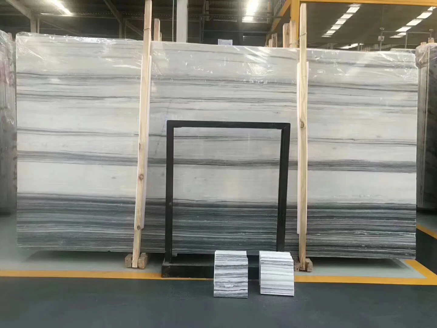 Natural Stone polished/honed/antique/Sandblasted  Snow Flower Wooden white marble tiles for interiors/ indoor/ floor/wall decoration