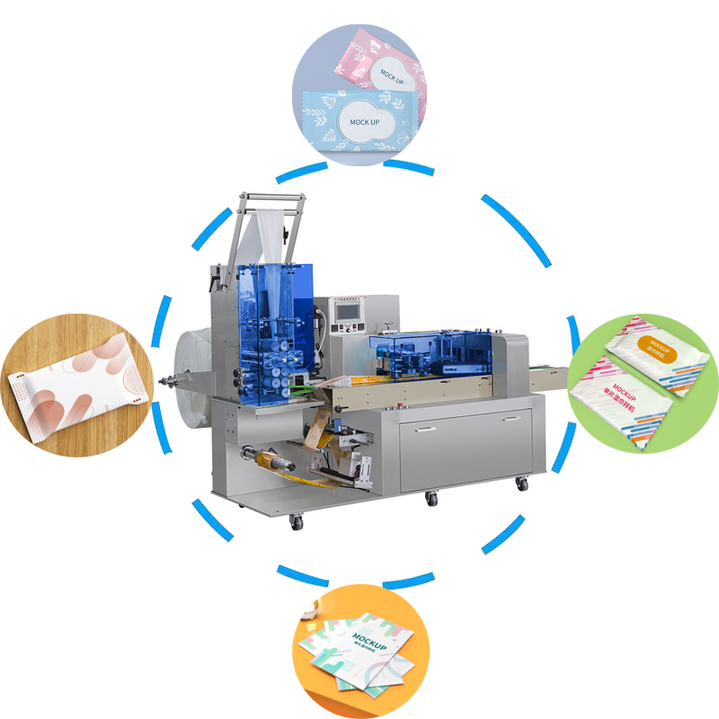 Commercial Grade Single Sachet 4 Sealing Stable Sealing Effect Wet Wipe Machine