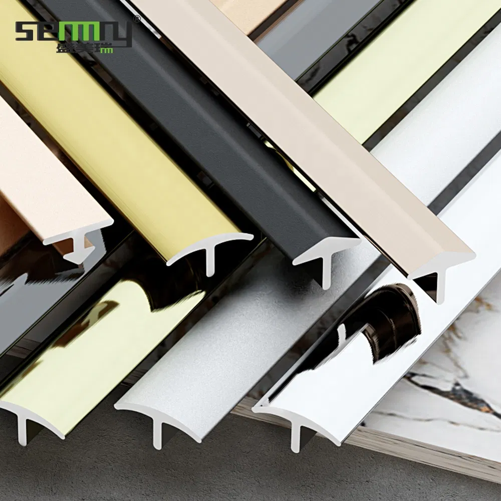 Stylish Waterproof T Shape Tile Edge Trim for Corners