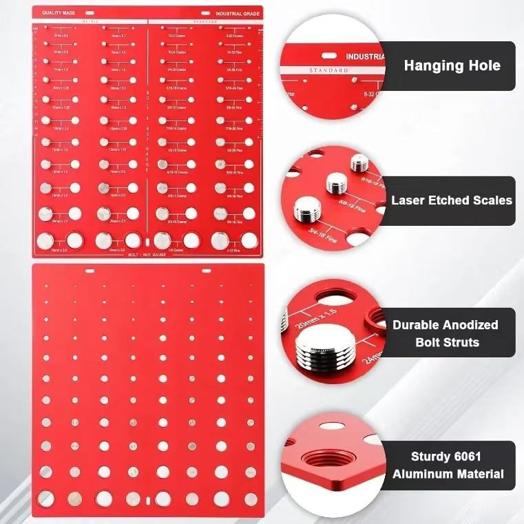 New Arrival Premium Metric Screw Measuring Gauge and Thread Checker Tool
