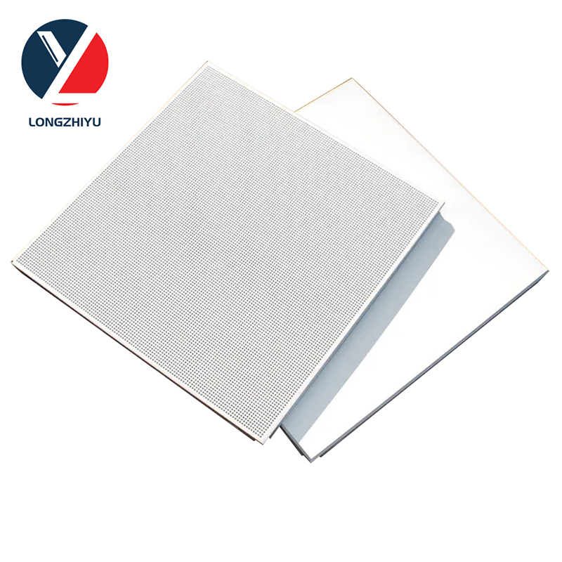 Ceiling Decorations Dalles De Plafond Acoustiques 60X60 Decorative Akustische Plafon Plat