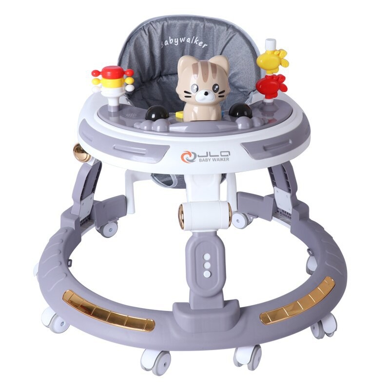 Baby Walker 6 to 18 Months Old, Anti O-Leg, Anti Rollover Baby 1-3 Years Old, Push Dining Chair, Starting Cart