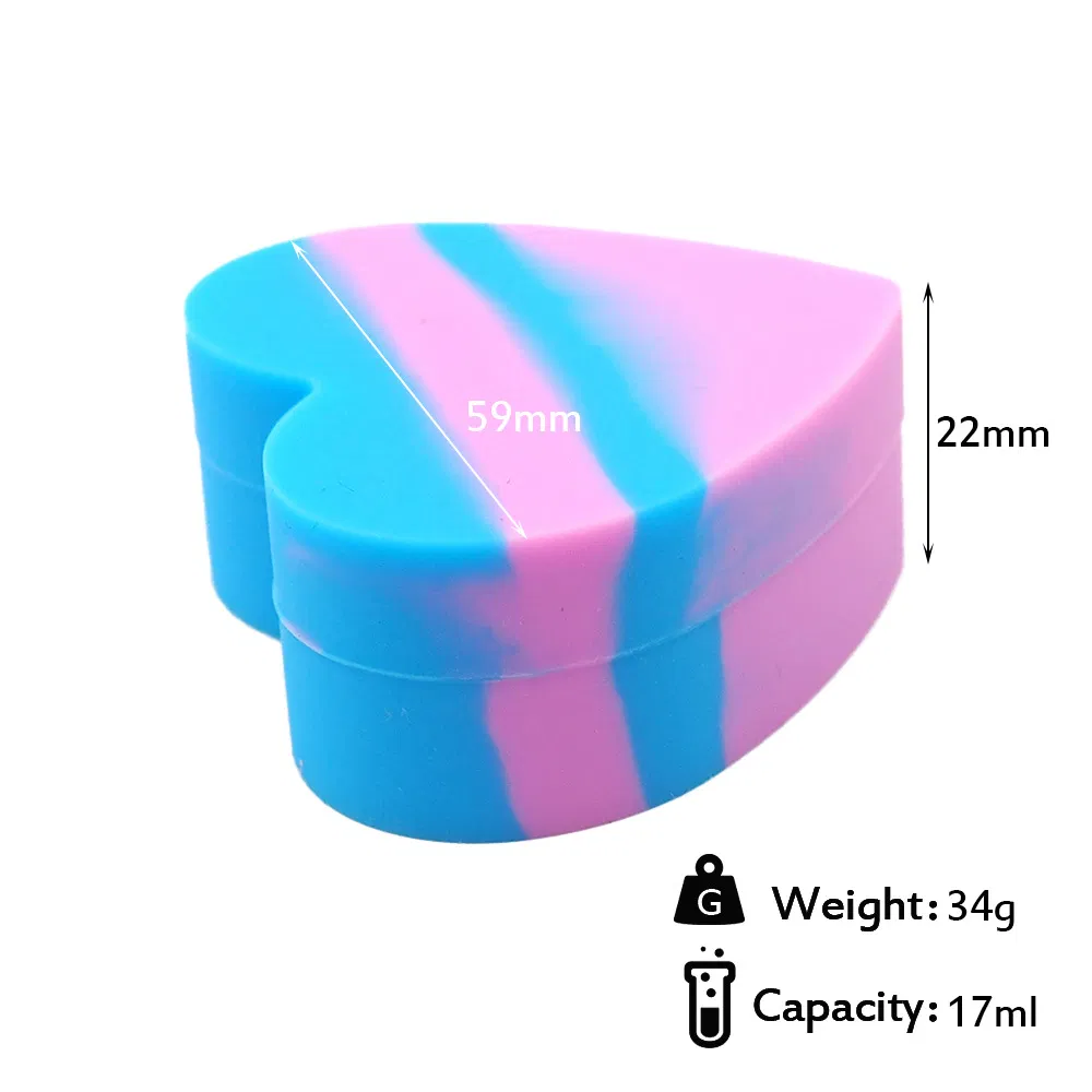 Multi Use Storage Container Jars Oil Bottles Assorted Colors Silicone Jar Smoking Accessories