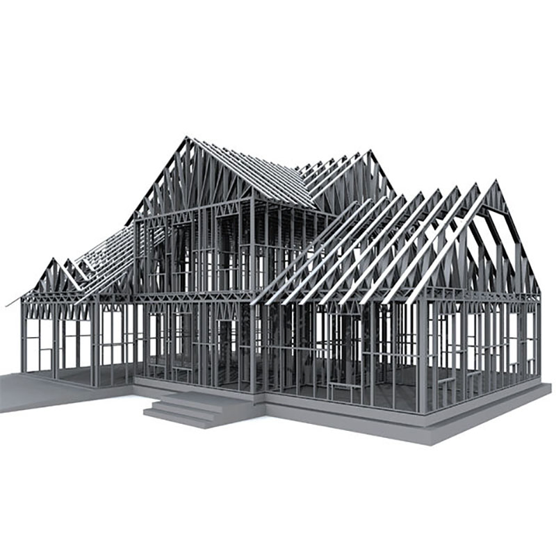 Light Steel Frame Villa Steel Structure Apartment House
