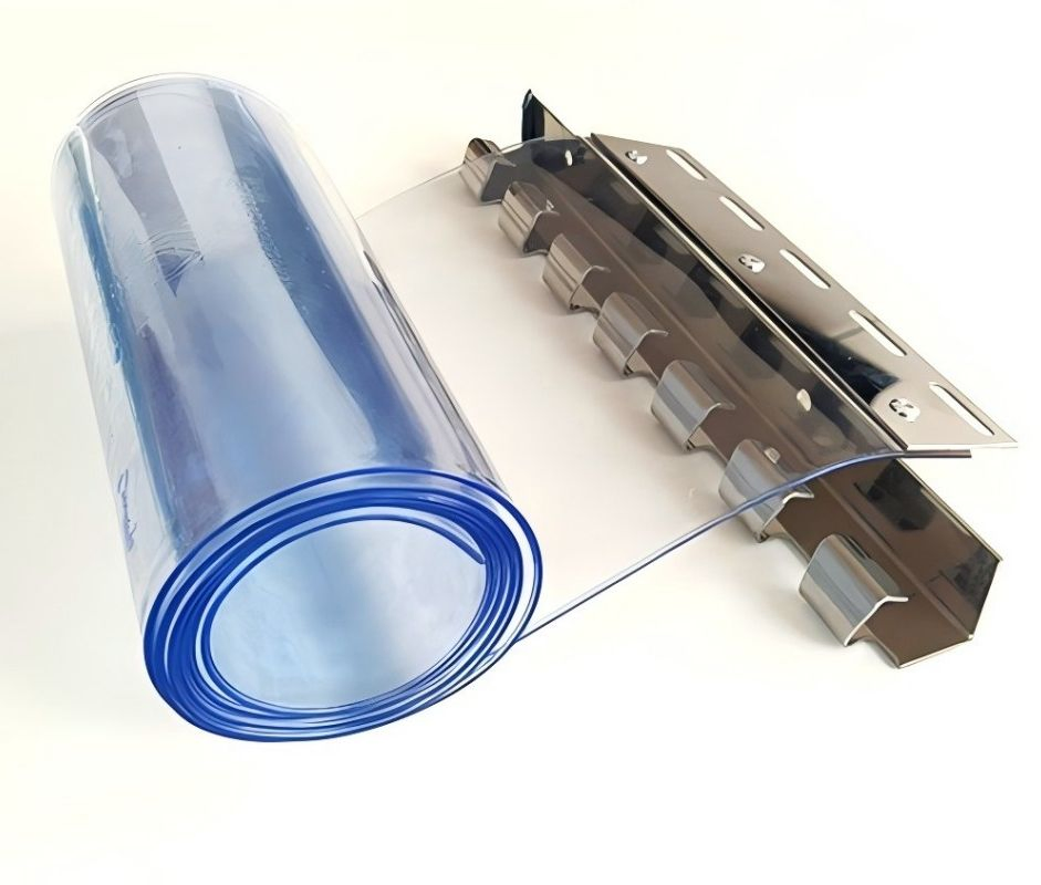 304 Stainless Steel PVC Curtain Hanging Accessories with Clip for The Door Frame