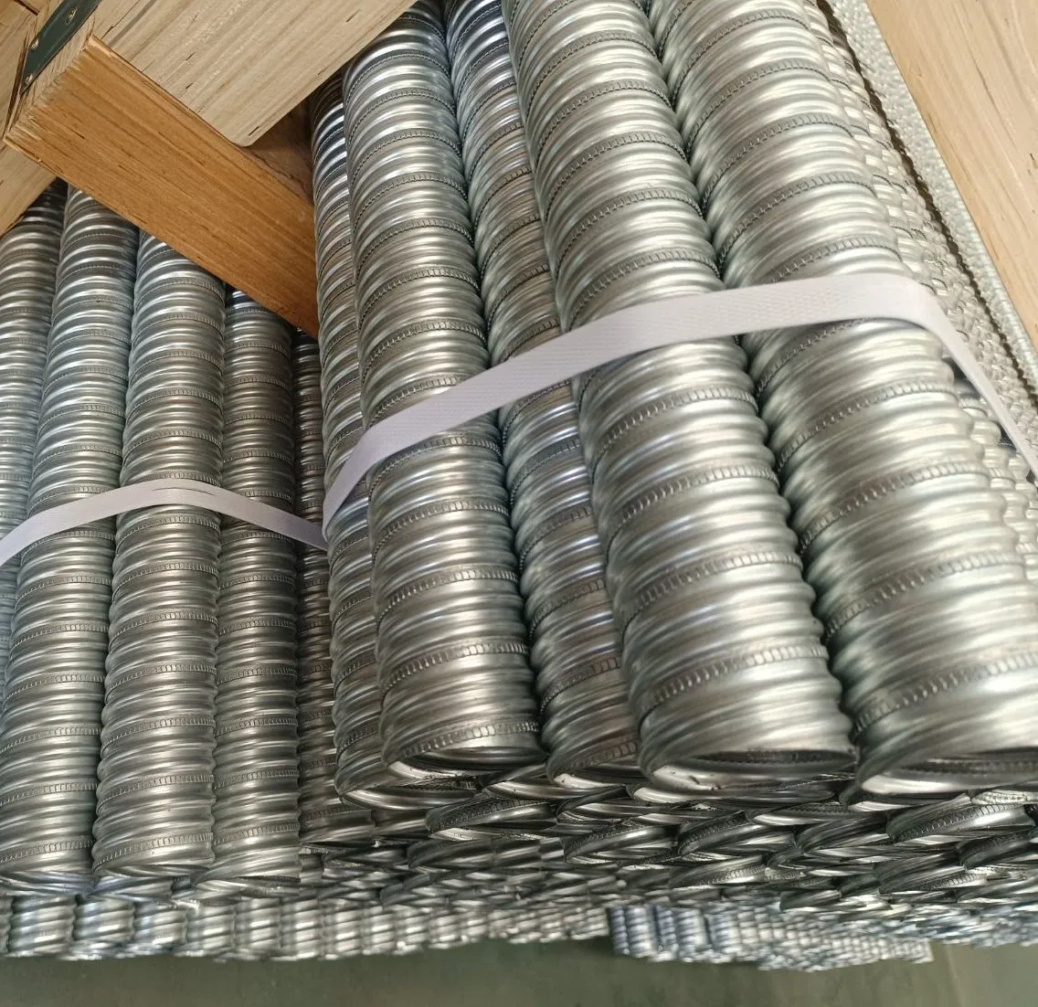 40-130 mm Post-Tensioning Duct Building Embedded Metal Bellows Large Diameter Concrete Bellows