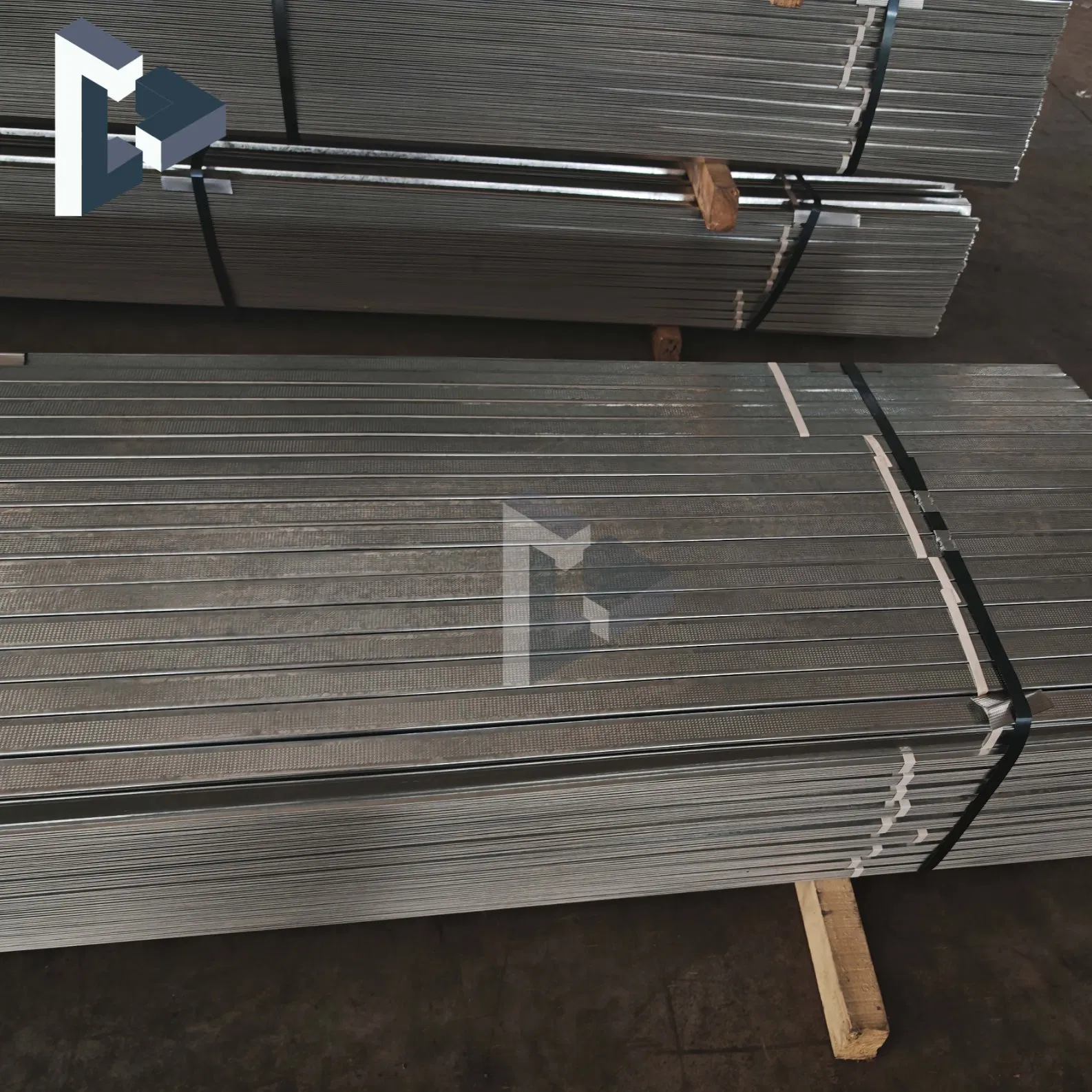 Versatile Silver Ceiling Frame Track for Omega Drywall Partitions